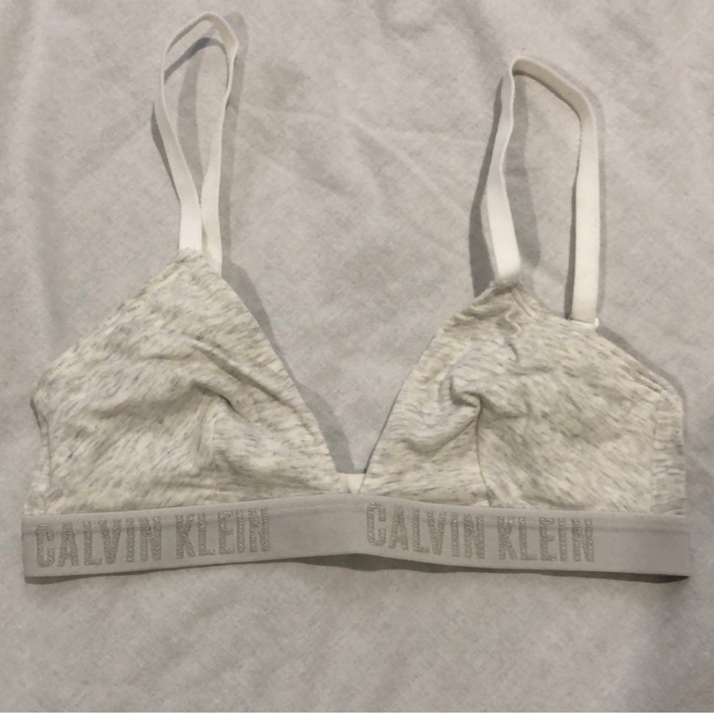 Calvin Klein Triangle Bralettes - Picture 4 of 5